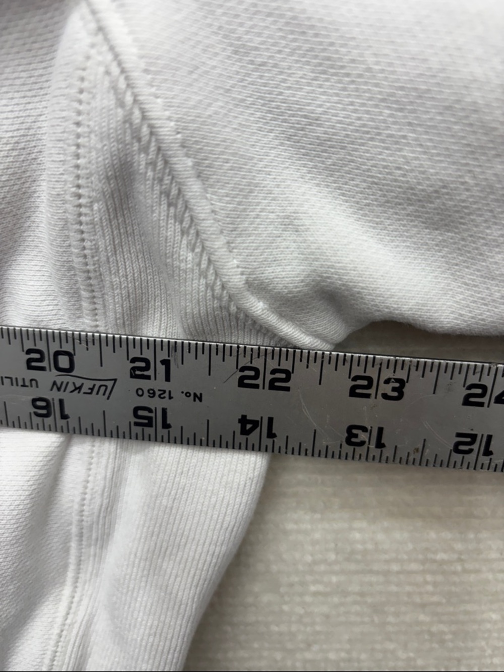 Champion | White Crewneck with Blue Script and Red Ribbing medium reverse weave - Picture 3 of 9